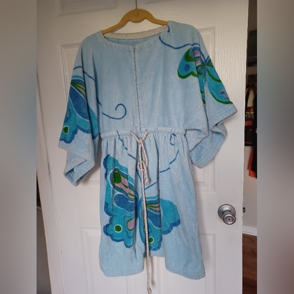 Hanae Mori Other - RARE!!! Vintage Hanae Mori Butterfly Kaftan Dress/Cover-up